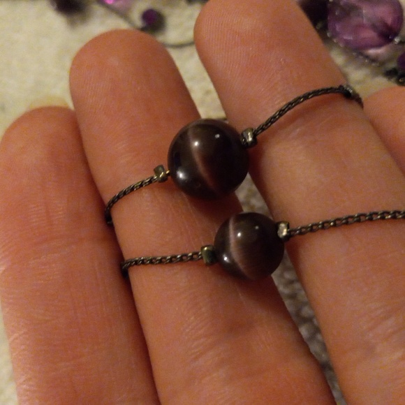 Cheerful Pink & Purple necklace - Picture 7 of 8